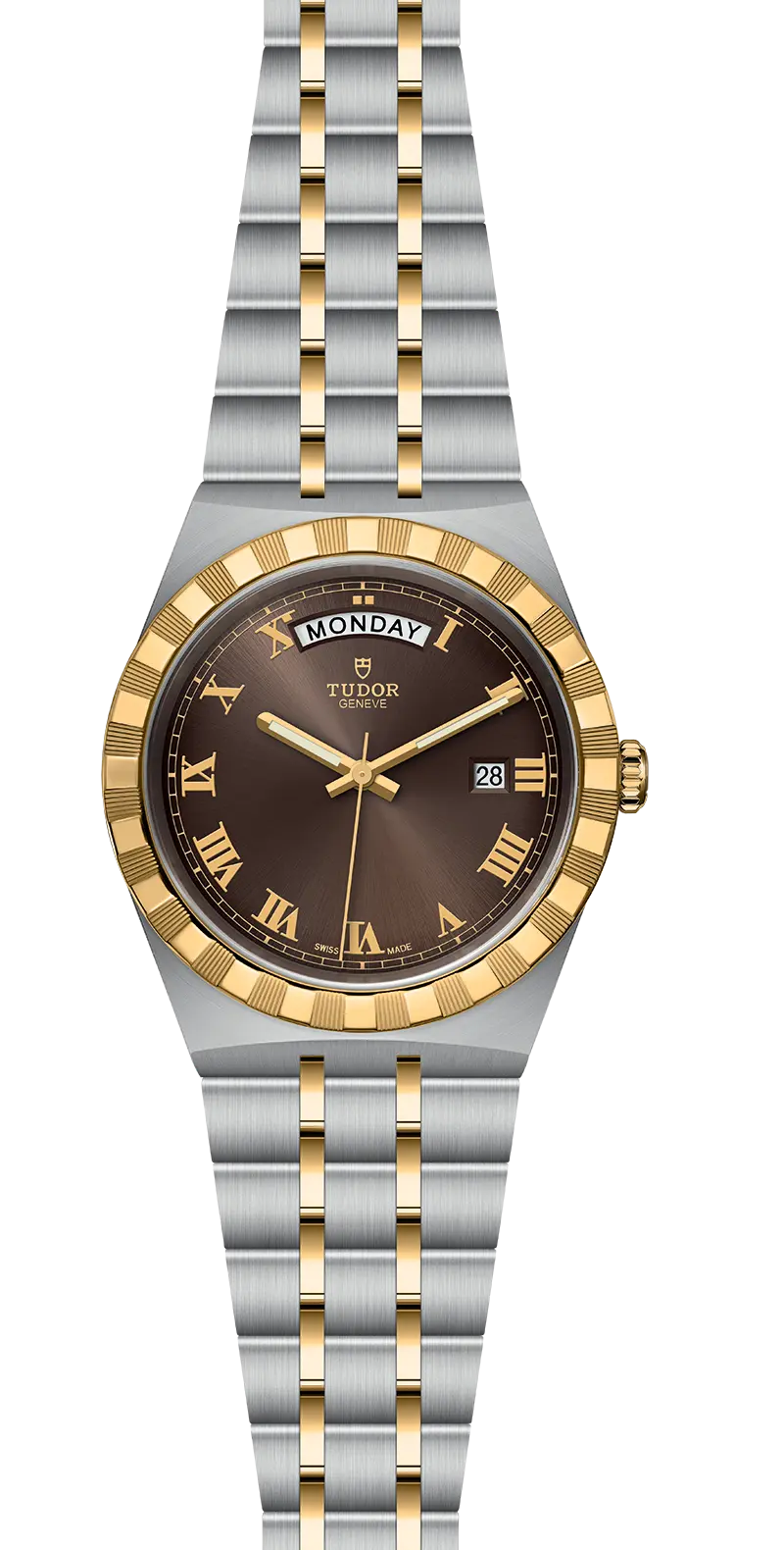 TUDORTUDOR RoyalTUDOR Royal41mm steel case with polished and satin finish - M28603-0007 at Cortina Watch Thailand