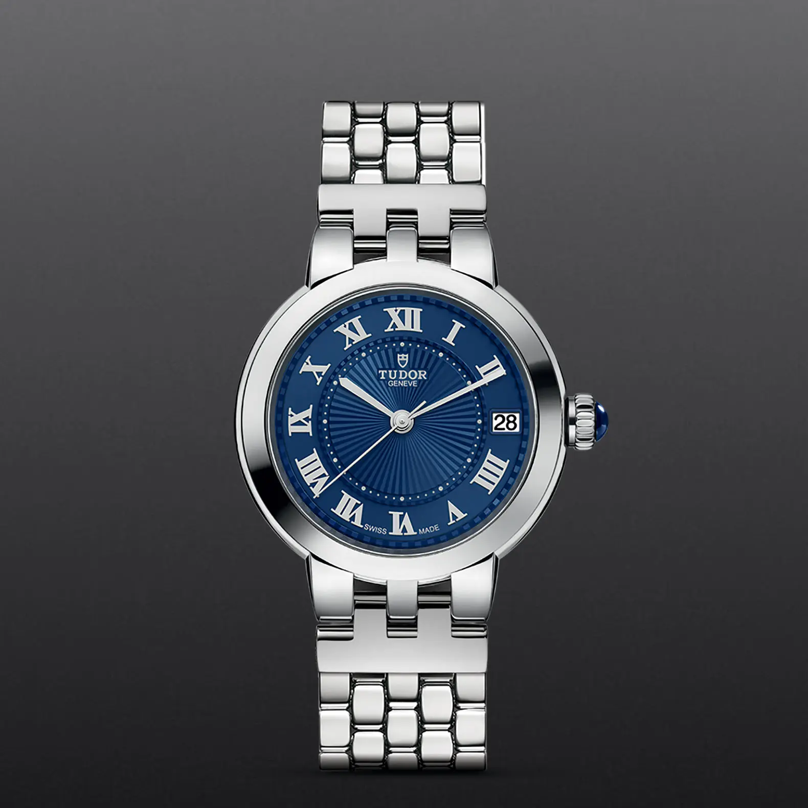 TUDORClair de RoseClair de Rose34mm steel case with polished finish - M35800-0009 at Cortina Watch Thailand
