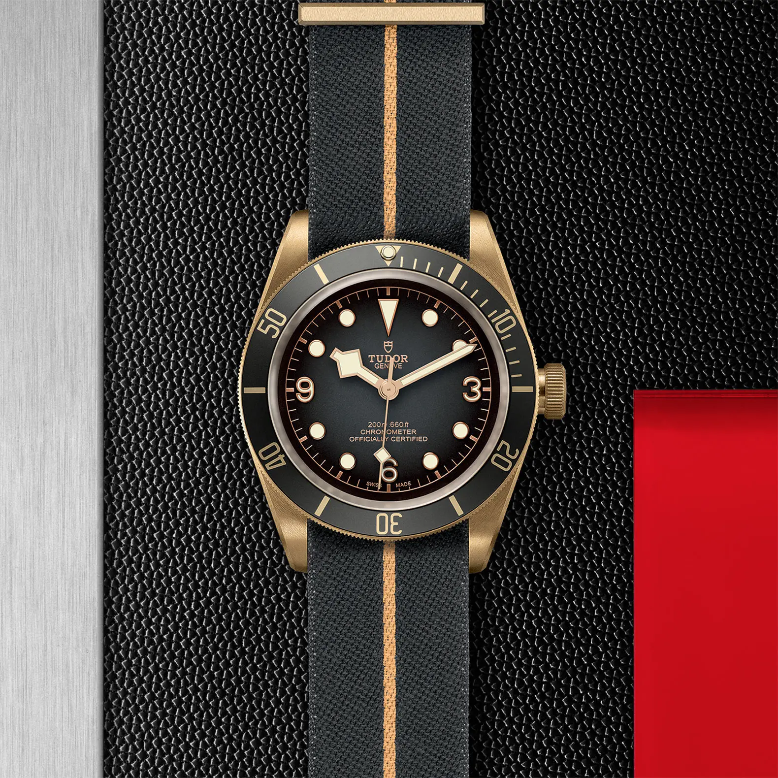 TUDORBlack Bay BronzeBlack Bay Bronze43mm bronze case with bronze-coloured PVD-treated steel case back and satin finish - M79250BA-0002 at Cortina Watch Thailand