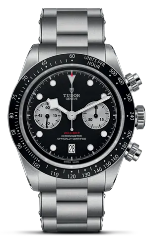 TUDORBlack Bay ChronoBlack Bay Chrono41mm steel case with polished and satin finish - M79360N-0001 at Cortina Watch Thailand