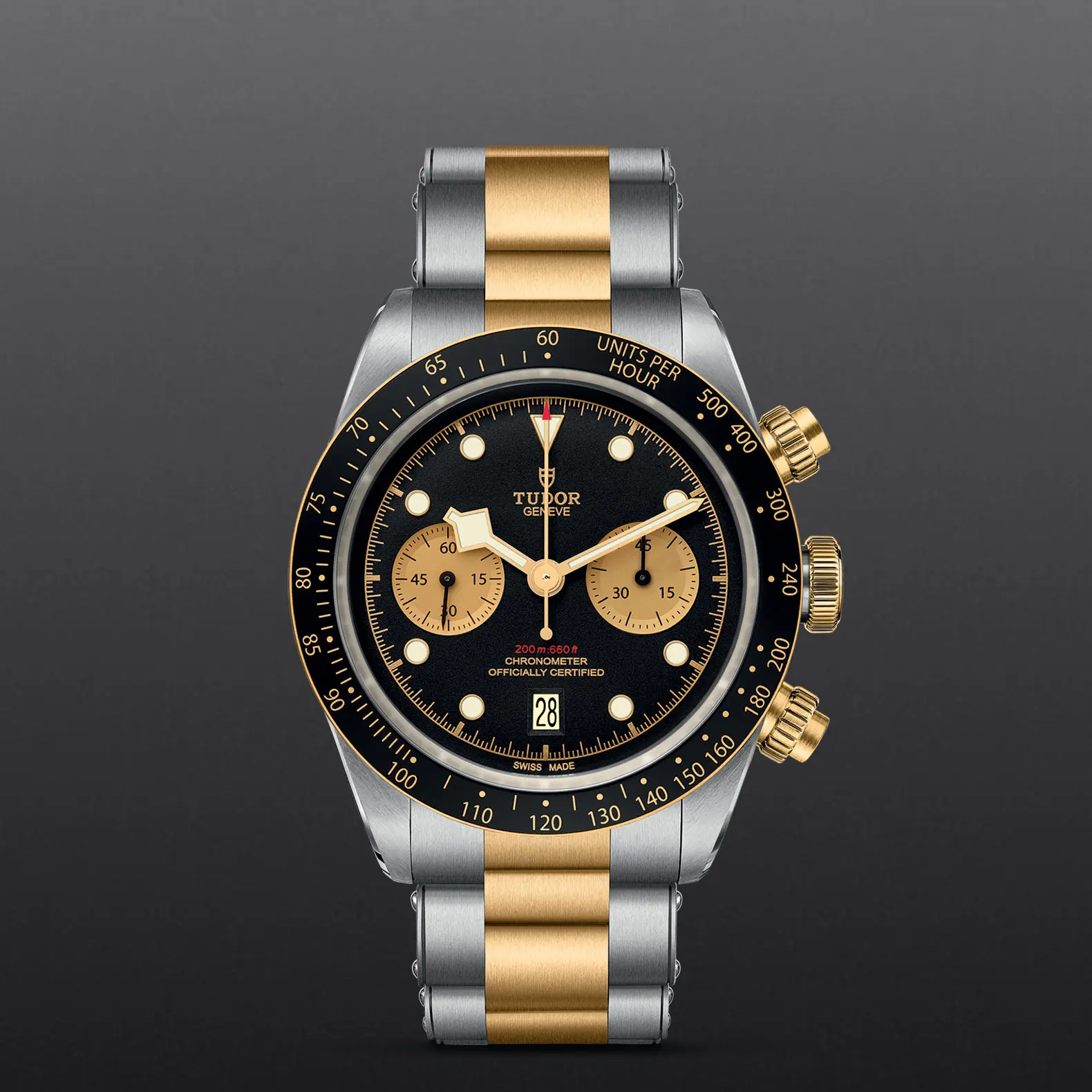 TUDORBlack Bay Chrono S&GBlack Bay Chrono41mm steel case with polished and satin finish - M79363N-0001 at Cortina Watch Thailand