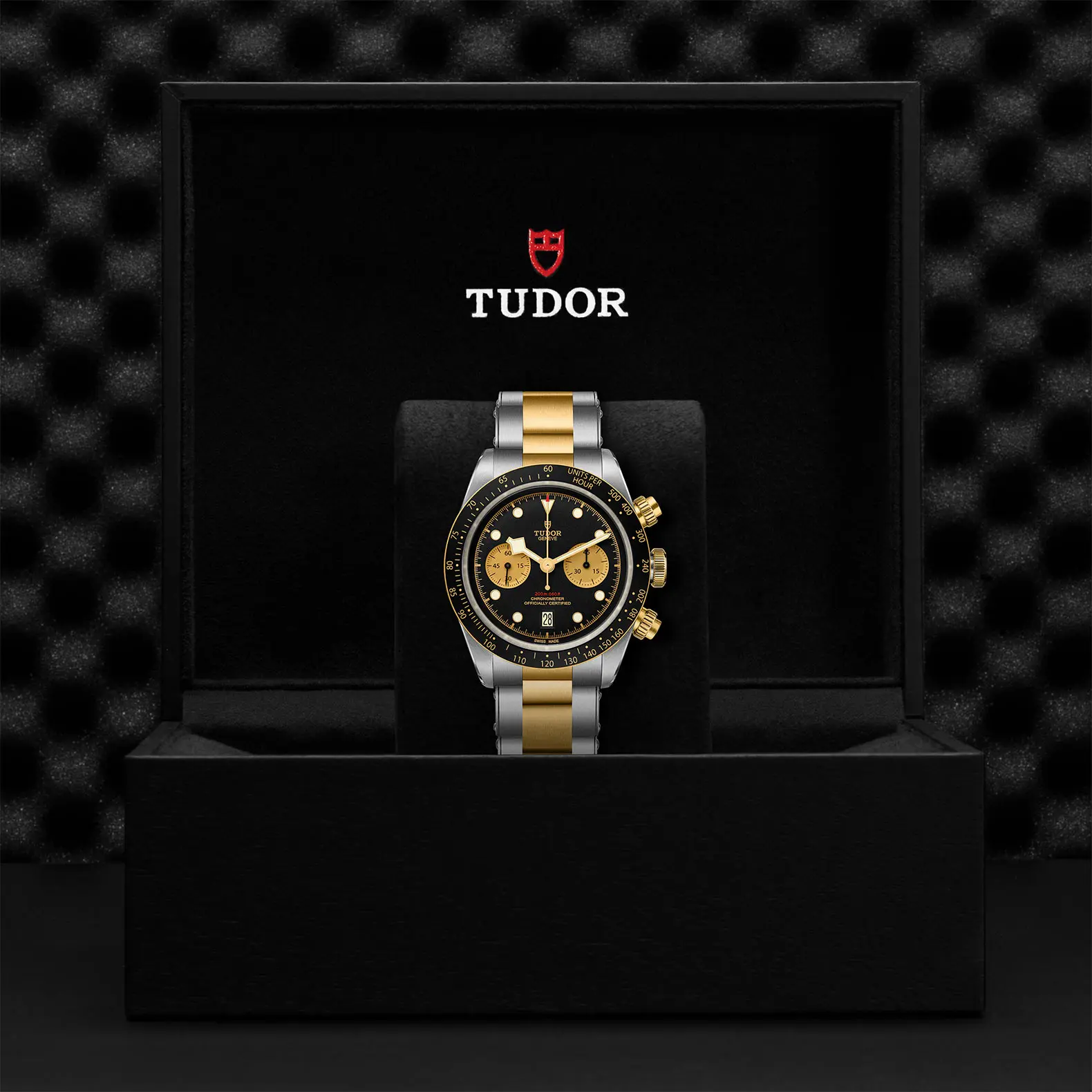 TUDORBlack Bay Chrono S&GBlack Bay Chrono41mm steel case with polished and satin finish - M79363N-0001 at Cortina Watch Thailand