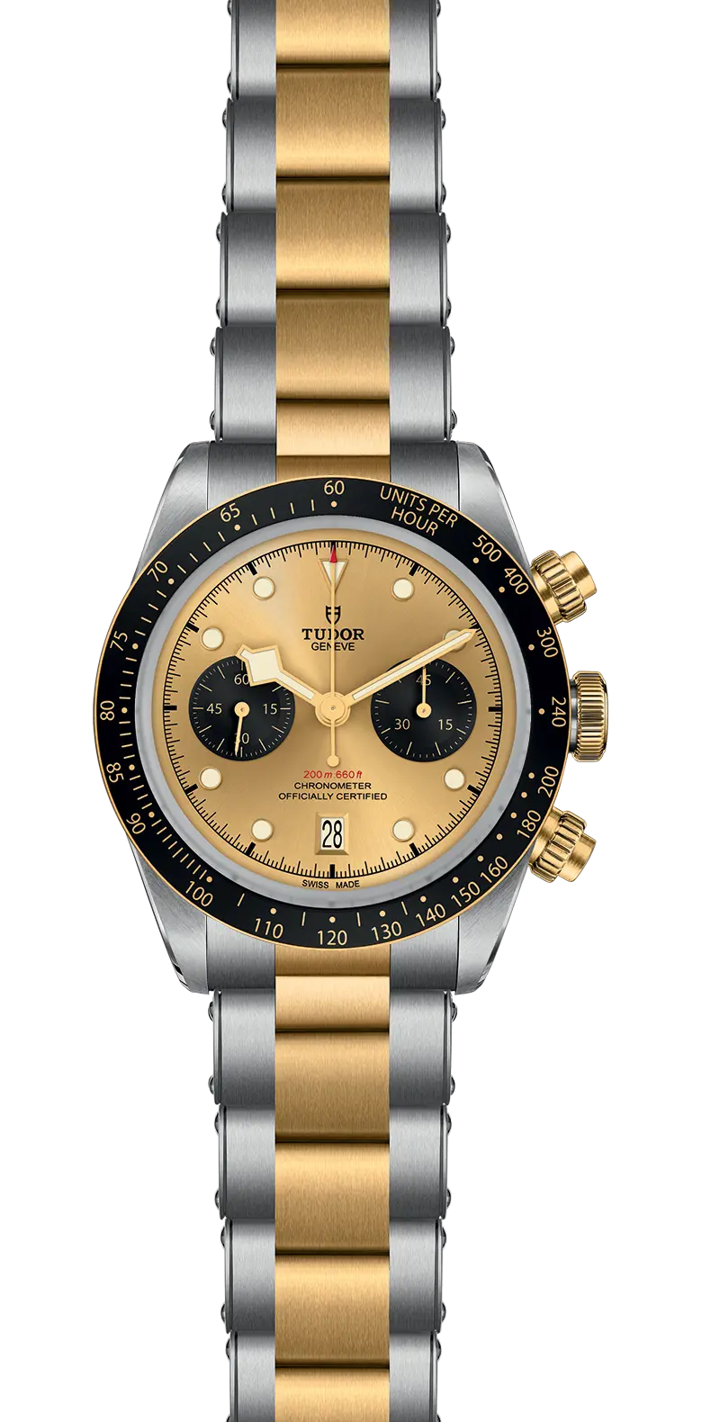 TUDORBlack Bay Chrono S&GBlack Bay Chrono41mm steel case with polished and satin finish - M79363N-0007 at Cortina Watch Thailand