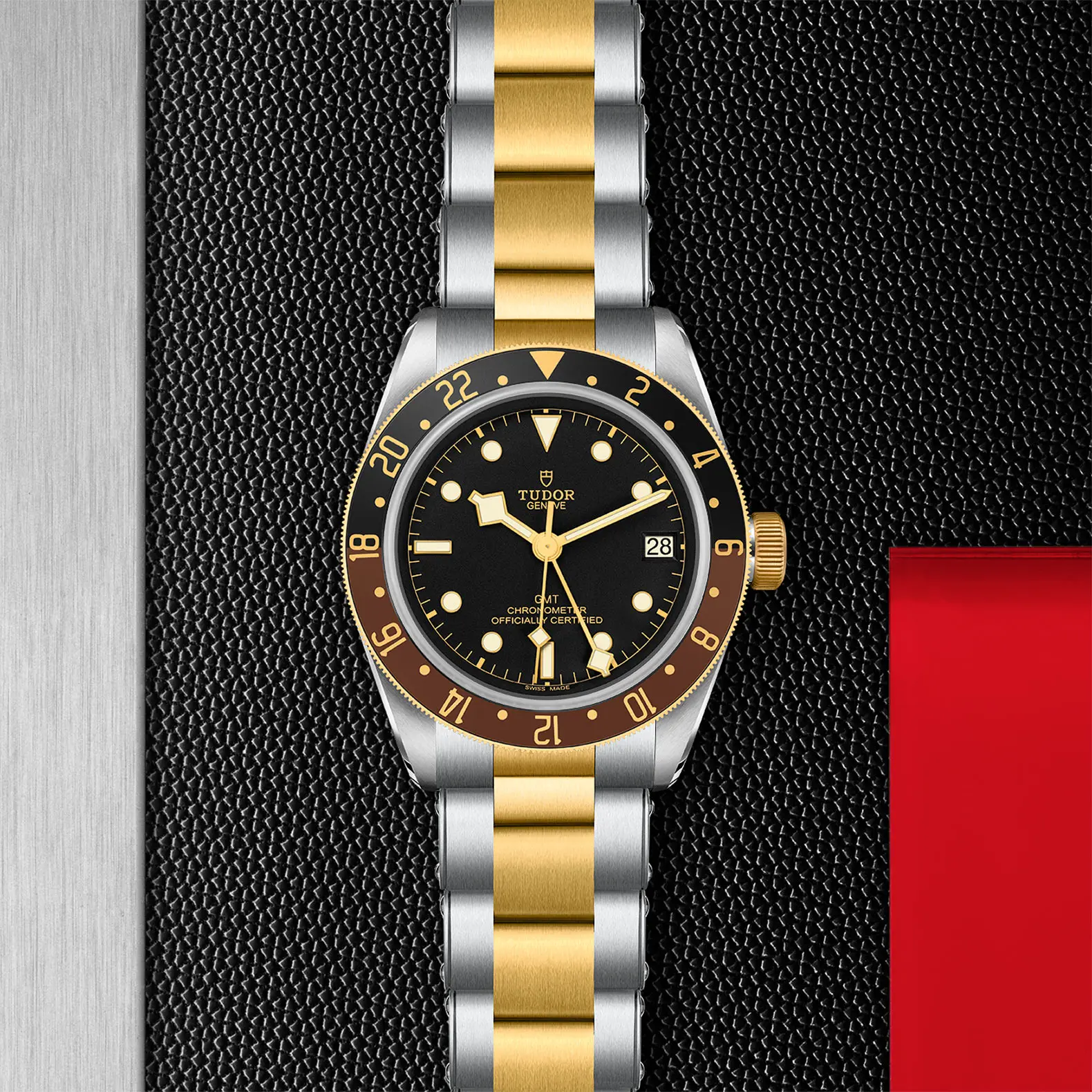 TUDORBlack Bay GMT S&GBlack Bay GMT41mm steel case with polished and satin finish - M79833MN-0001 at Cortina Watch Thailand