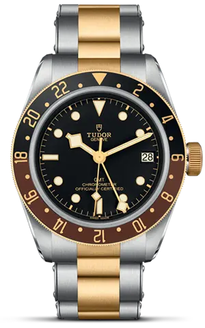 TUDORBlack Bay GMT S&GBlack Bay GMT41mm steel case with polished and satin finish - M79833MN-0001 at Cortina Watch Thailand