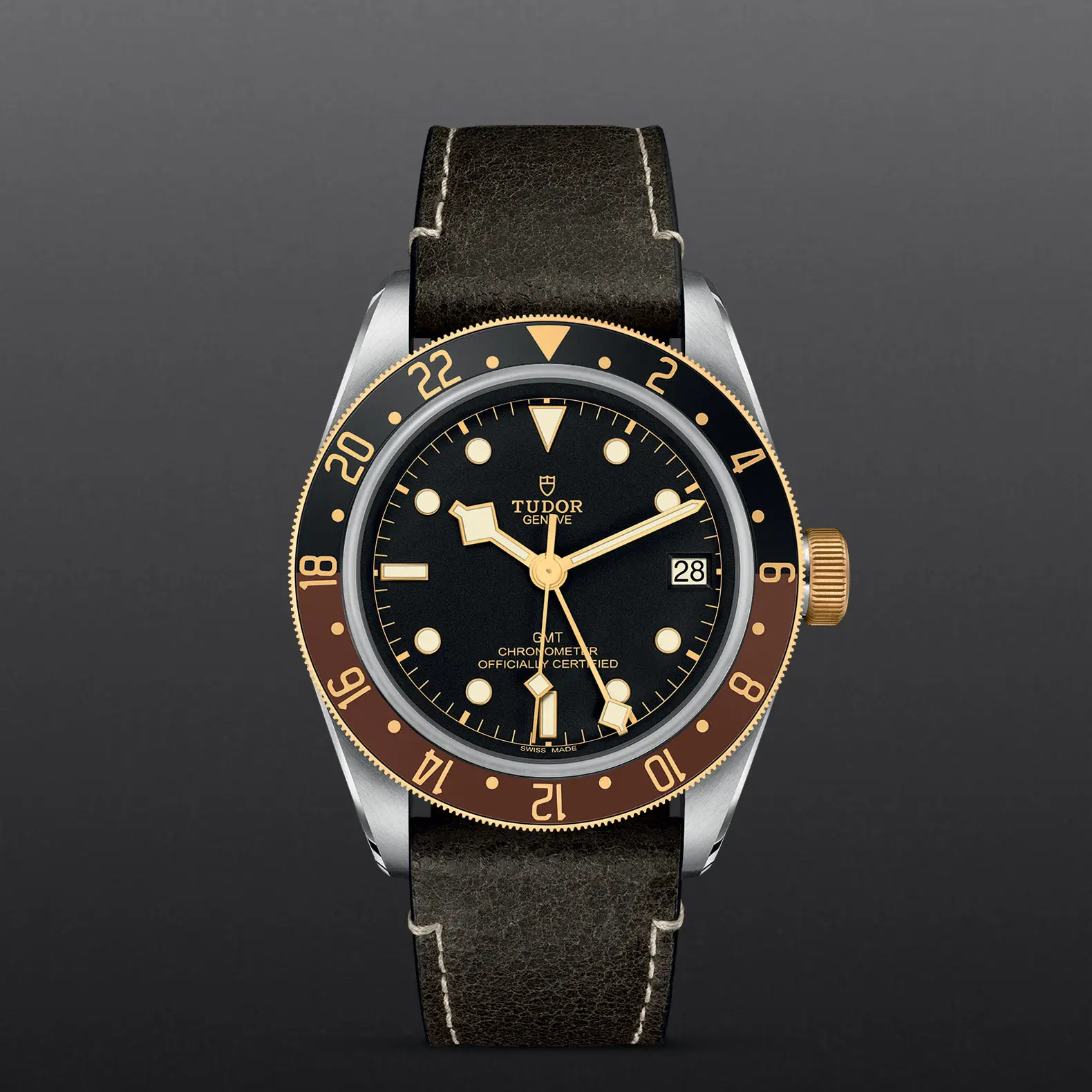 TUDORBlack Bay GMT S&GBlack Bay GMT41mm steel case with polished and satin finish - M79833MN-0003 at Cortina Watch Thailand