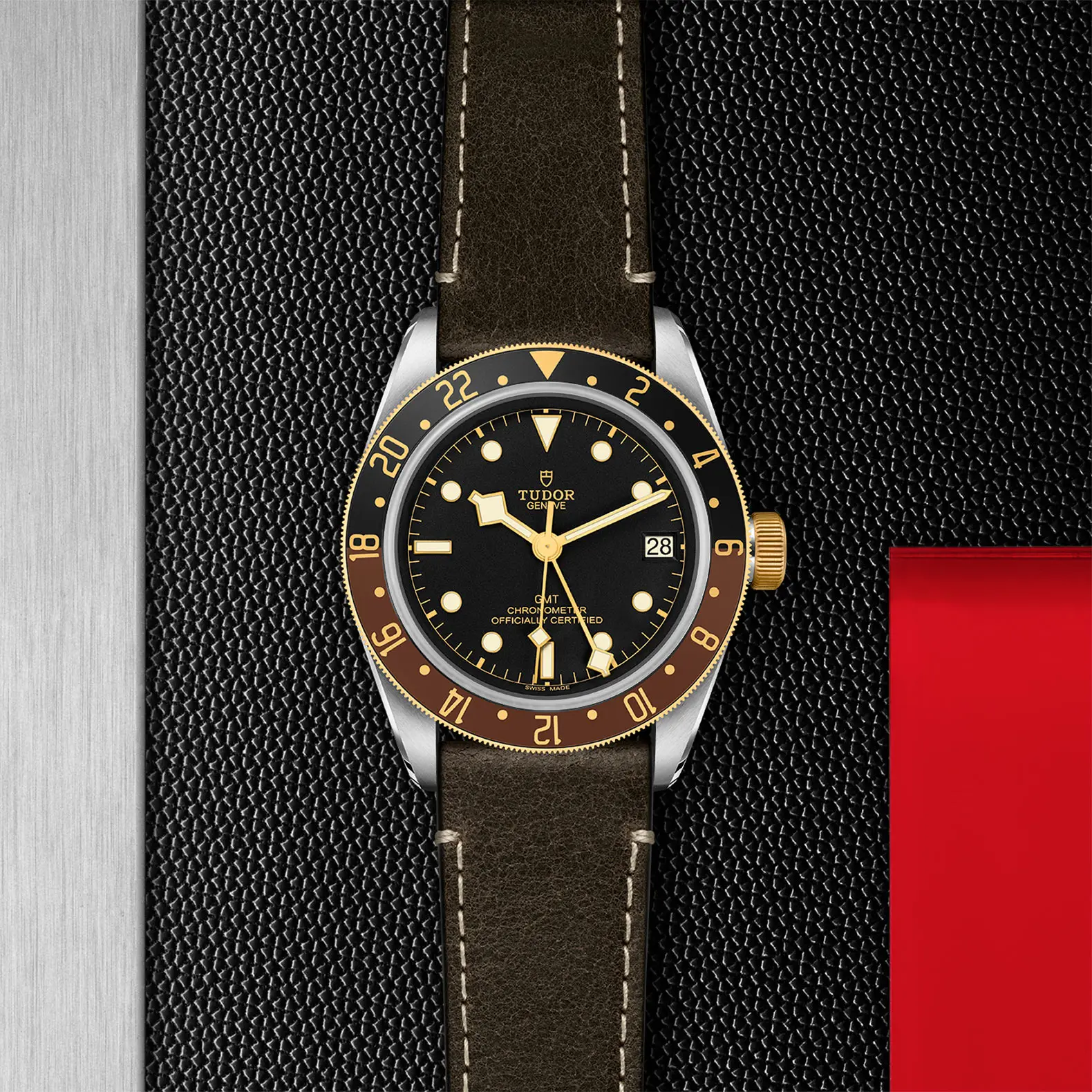 TUDORBlack Bay GMT S&GBlack Bay GMT41mm steel case with polished and satin finish - M79833MN-0003 at Cortina Watch Thailand
