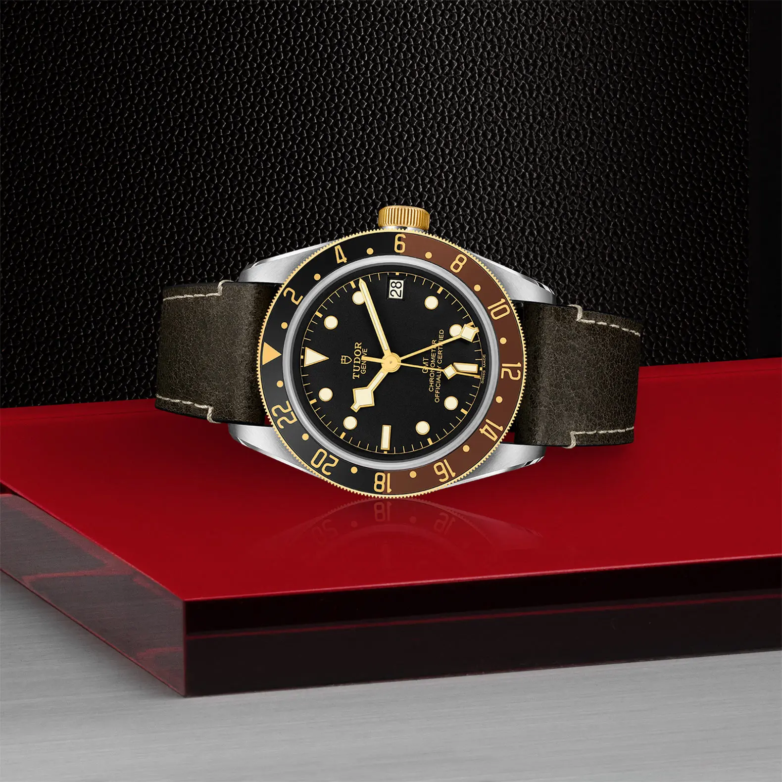 TUDORBlack Bay GMT S&GBlack Bay GMT41mm steel case with polished and satin finish - M79833MN-0003 at Cortina Watch Thailand