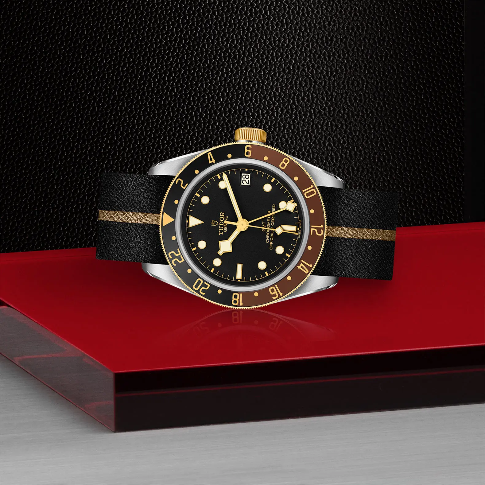 TUDORBlack Bay GMT S&GBlack Bay GMT41mm steel case with polished and satin finish - M79833MN-0004 at Cortina Watch Thailand