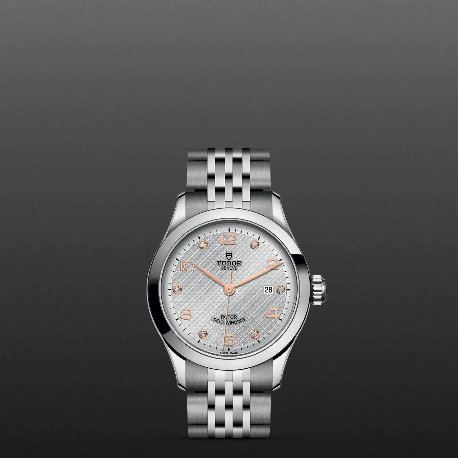 TUDOR1926192628mm steel case with polished finish - M91350-0003 at Cortina Watch Thailand