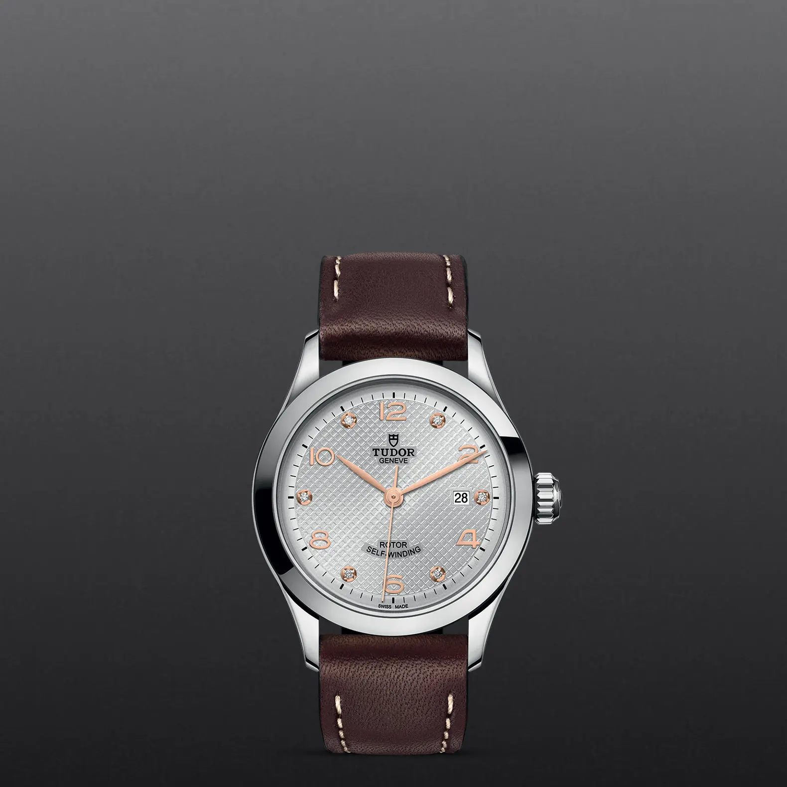 TUDOR1926192628mm steel case with polished finish - M91350-0007 at Cortina Watch Thailand