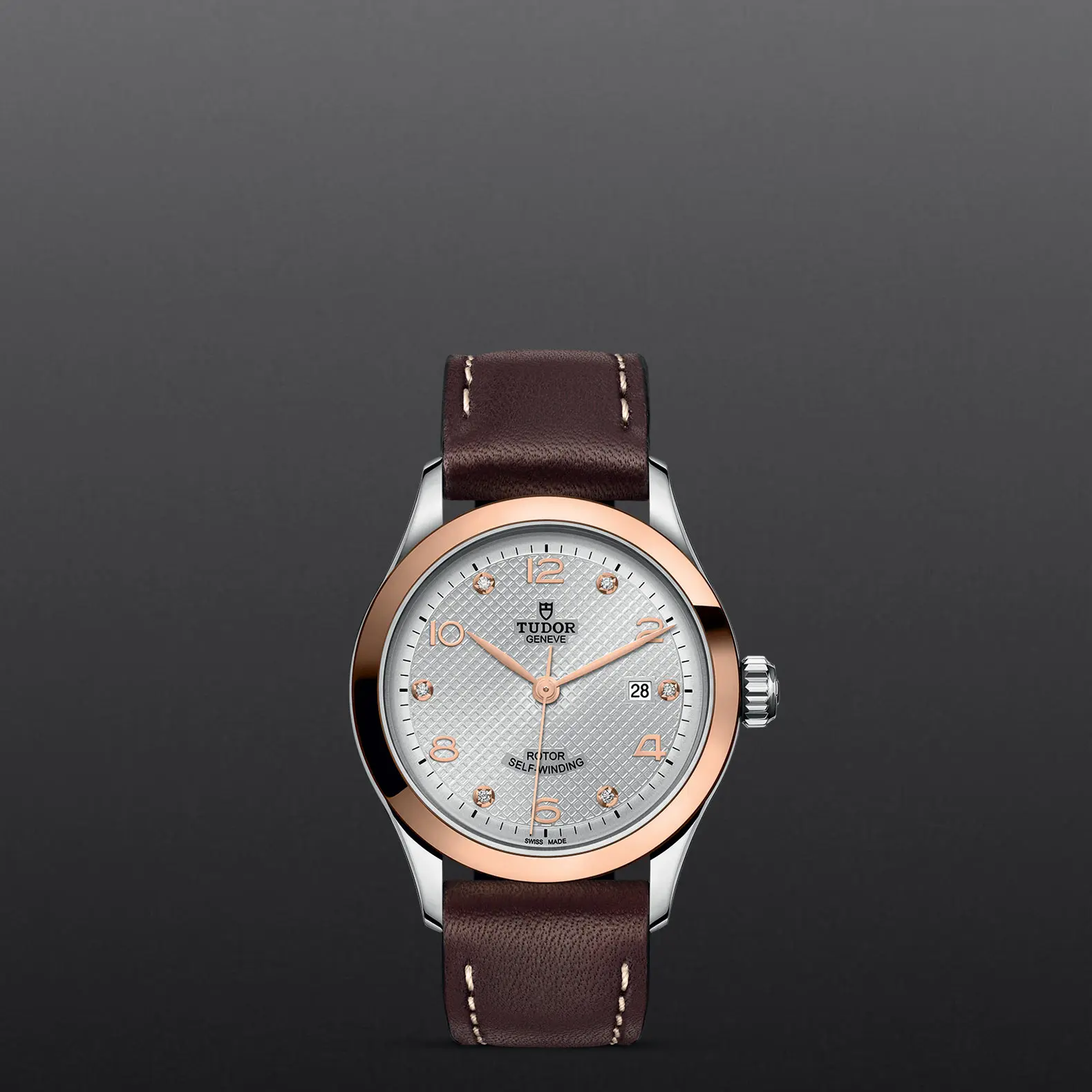 TUDOR1926192628mm steel case with polished finish - M91351-0006 at Cortina Watch Thailand