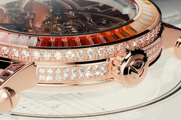 Franck Muller Presents the Round Skeleton Baguette 31 - Cortina Watch Thailand
