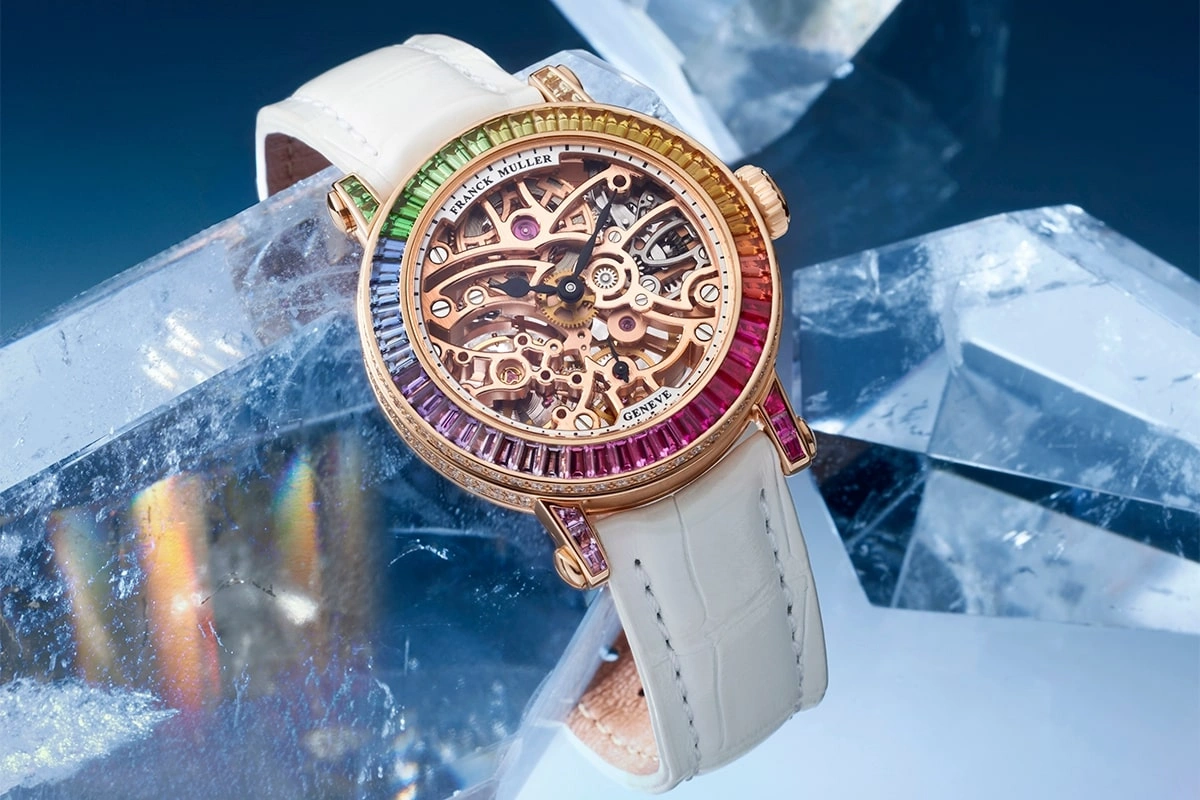 Franck Muller’s Round Skeleton Baguette 31 Dazzles On All Fronts - Cortina Watch Thailand