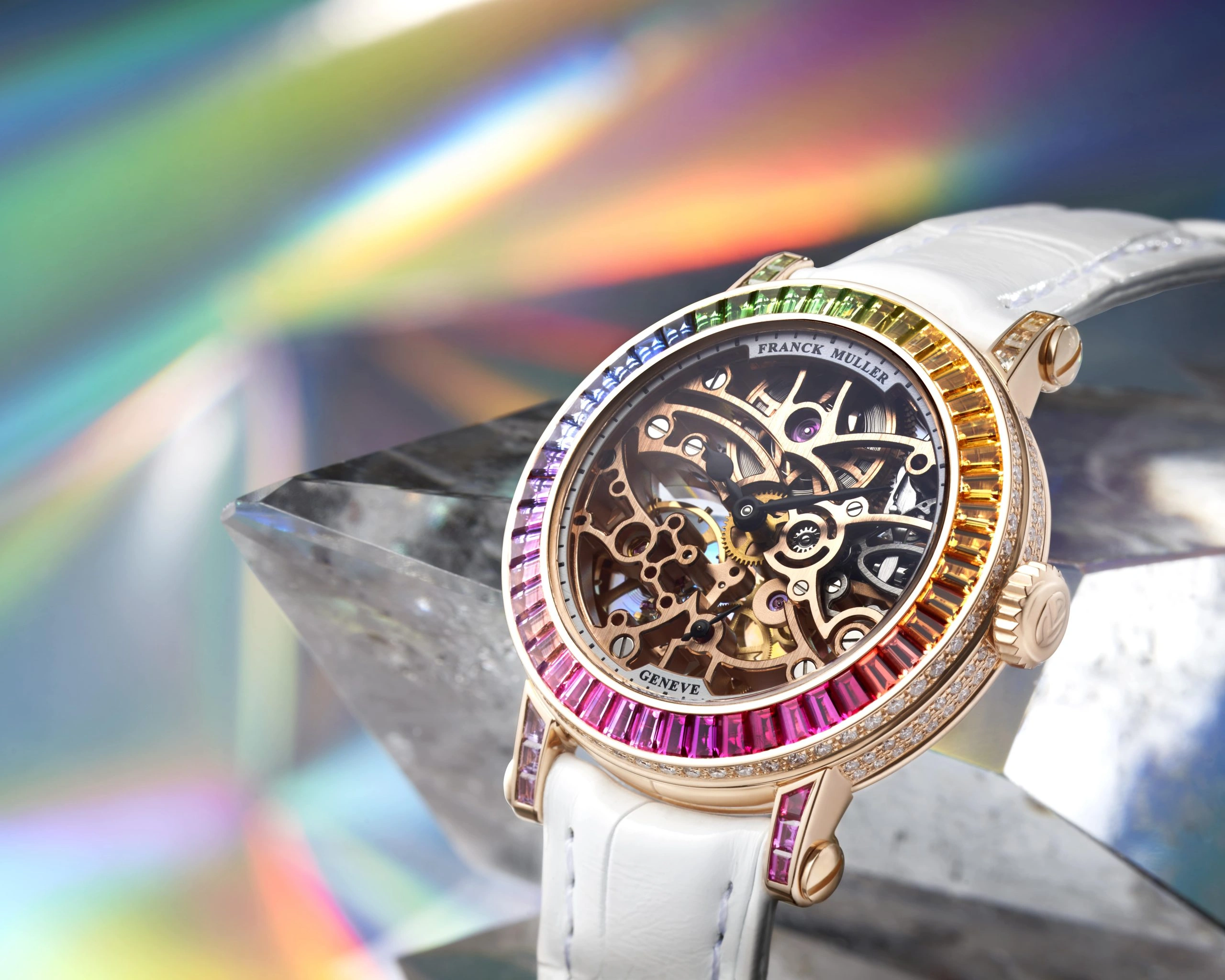 Franck Muller Presents the Round Skeleton Baguette 31 - Cortina Watch Thailand