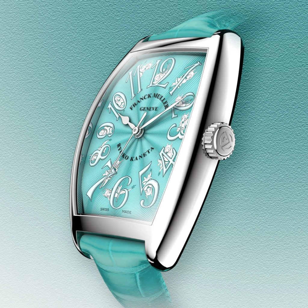 The quirky interpretation of the dragon also reflects Franck Muller’s watchmaking philosophy: to  push creative boundaries by iterating on the familiar in unexpected ways. 