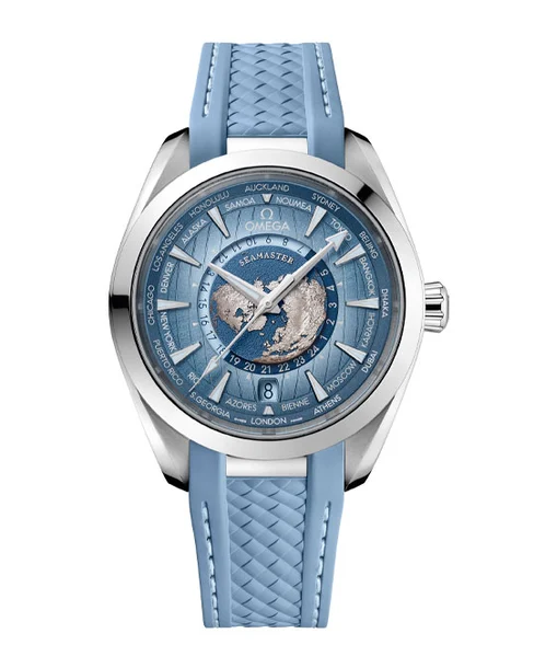 Aqua Terra 150m Co-Axial Master Chronometer GMT Worldtimer 43mm - Cortina Watch Thailand