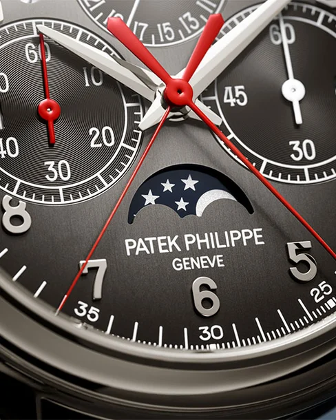 Split-Seconds Monopusher Chronograph for Left-Handers, Perpetual Calendar - Cortina Watch Thailand