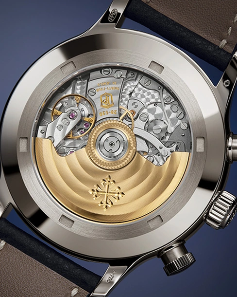 Calatrava Pilot Travel Time Chronograph - Cortina Watch Thailand