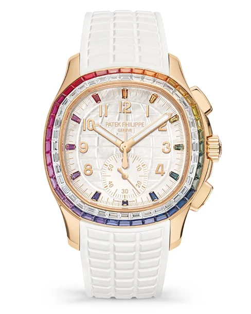 Aquanaut Luce Rainbow Chronograph - Cortina Watch Thailand