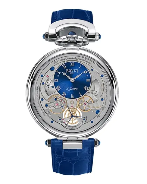 Virtuoso VII Titanium Midnight Blue Guilloché - Cortina Watch Thailand