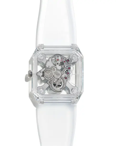 BR 01 Cyber Skull Sapphire Ice Blue - Cortina Watch Thailand