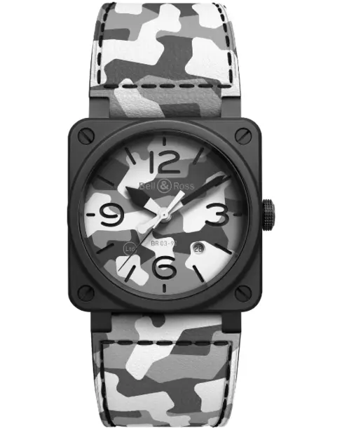 BR 03-92 White Camo - Cortina Watch Thailand