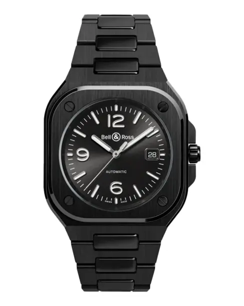 BR 05 Black Ceramic (Ceramic Bracelet) - Cortina Watch Thailand