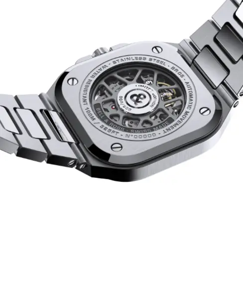 BR 05 Black Steel - Cortina Watch Thailand