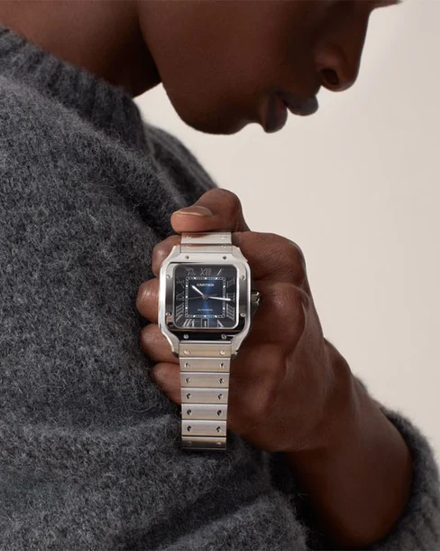 Santos de Cartier Large Model - Cortina Watch Thailand