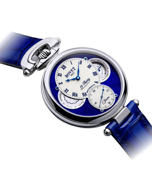 19Thirty Ivory Blue Guilloché Dial - Cortina Watch Thailand