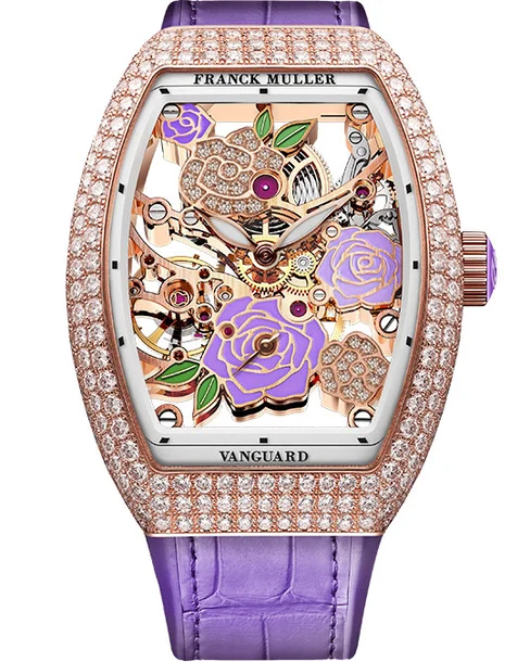 Vanguard Rose Skeleton - Cortina Watch Thailand