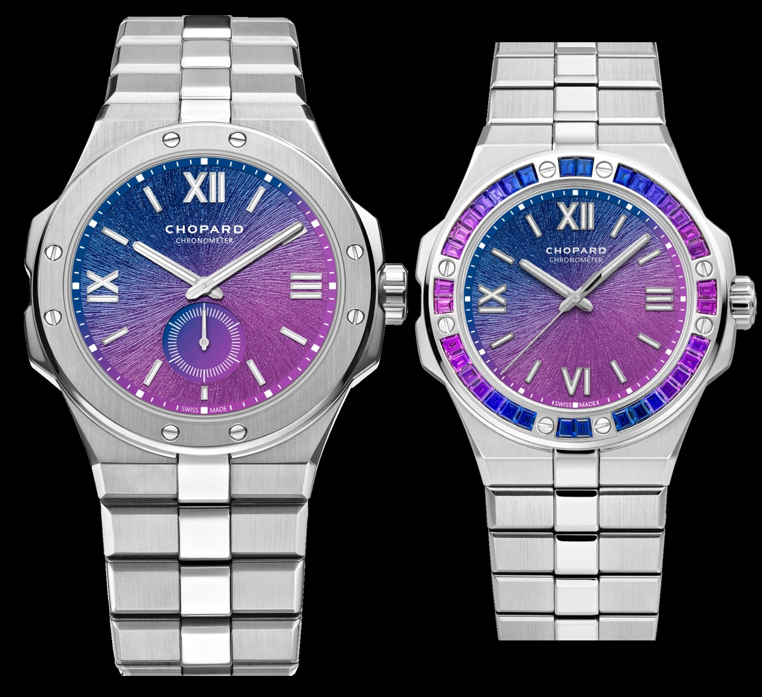 Chopard x ART in Time team Alpine Eagle his & hers