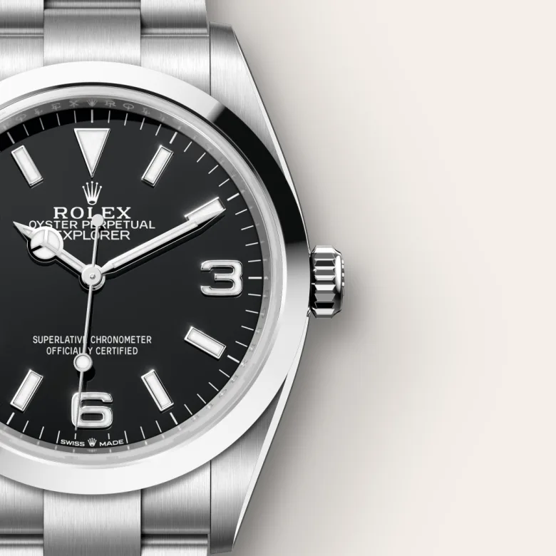 Rolex Explorer in Oystersteel, M124270-0001 - Cortina Watch Thailand