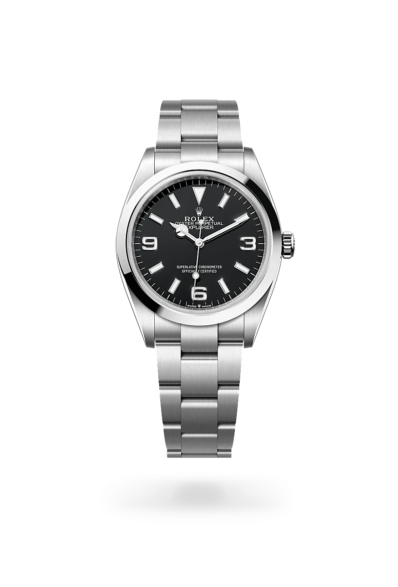Rolex Explorer in Oystersteel, M124270-0001 - Cortina Watch Thailand