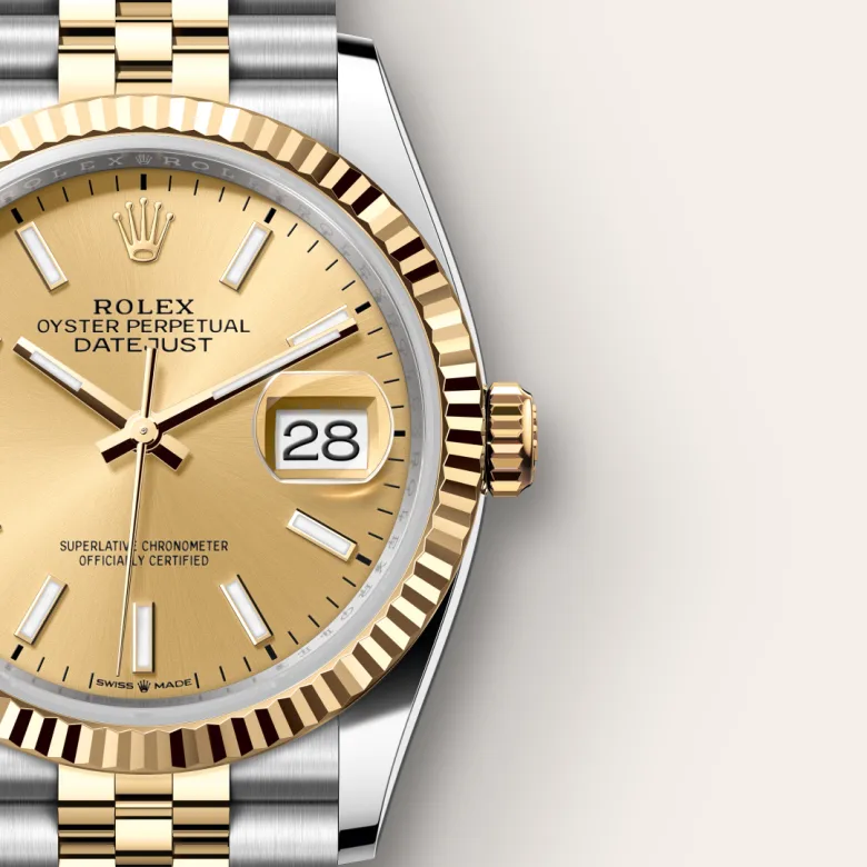 Rolex Datejust in Yellow Rolesor - combination of Oystersteel and yellow gold, M126233-0015 - Cortina Watch Thailand