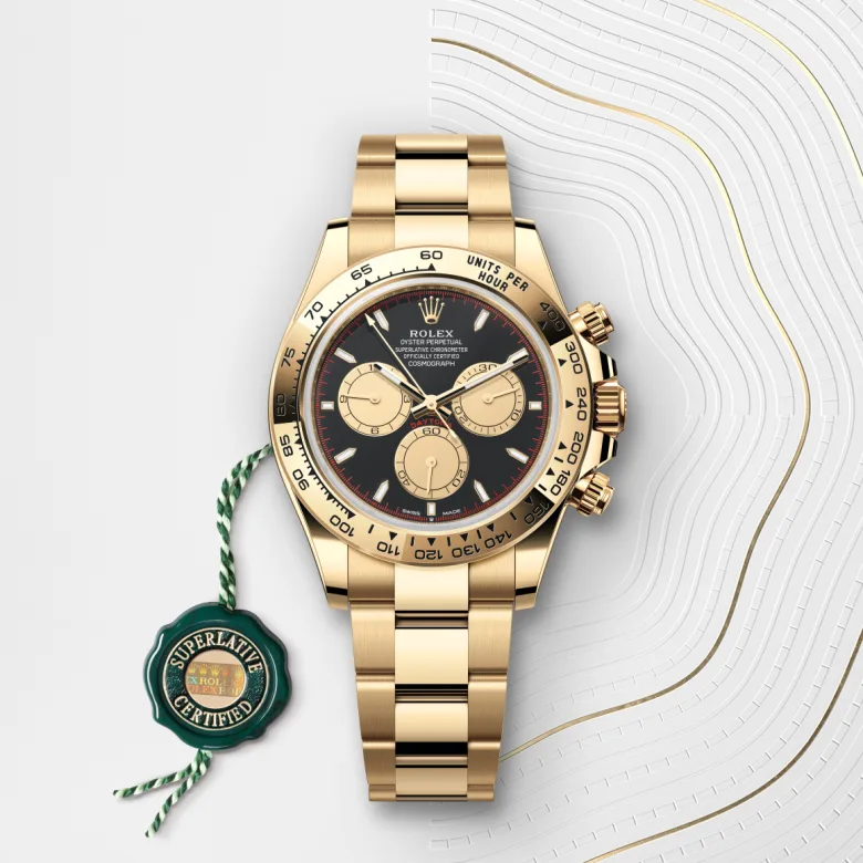 Rolex Cosmograph Daytona in 18 ct yellow gold, M126508-0002 - Cortina Watch Thailand