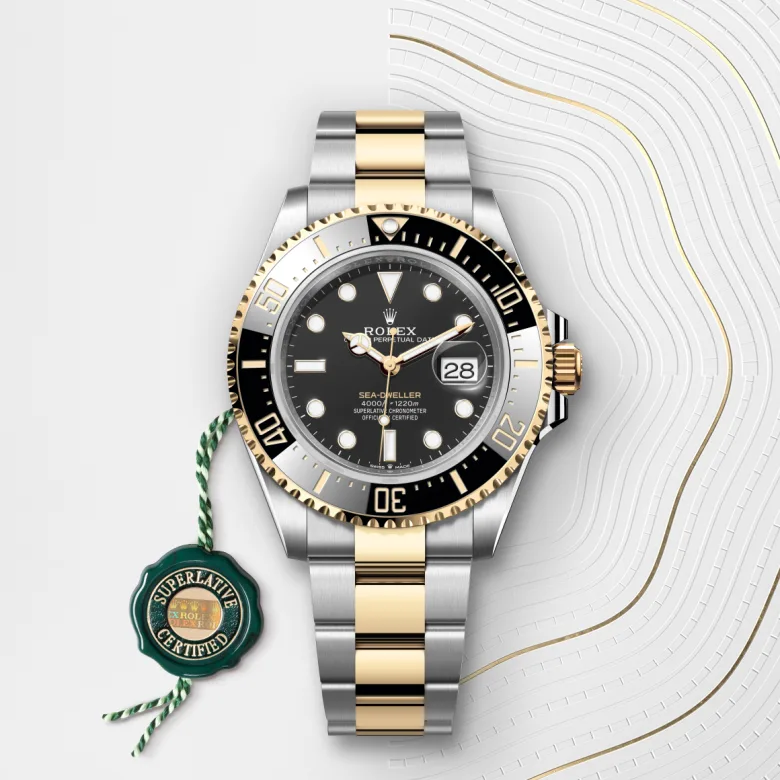 Rolex Sea-Dweller in Yellow Rolesor - combination of Oystersteel and yellow gold, M126603-0001 - Cortina Watch Thailand