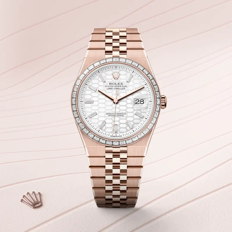 Rolex Datejust in 18 ct Everose gold, M278285RBR-0030 - Cortina Watch Thailand