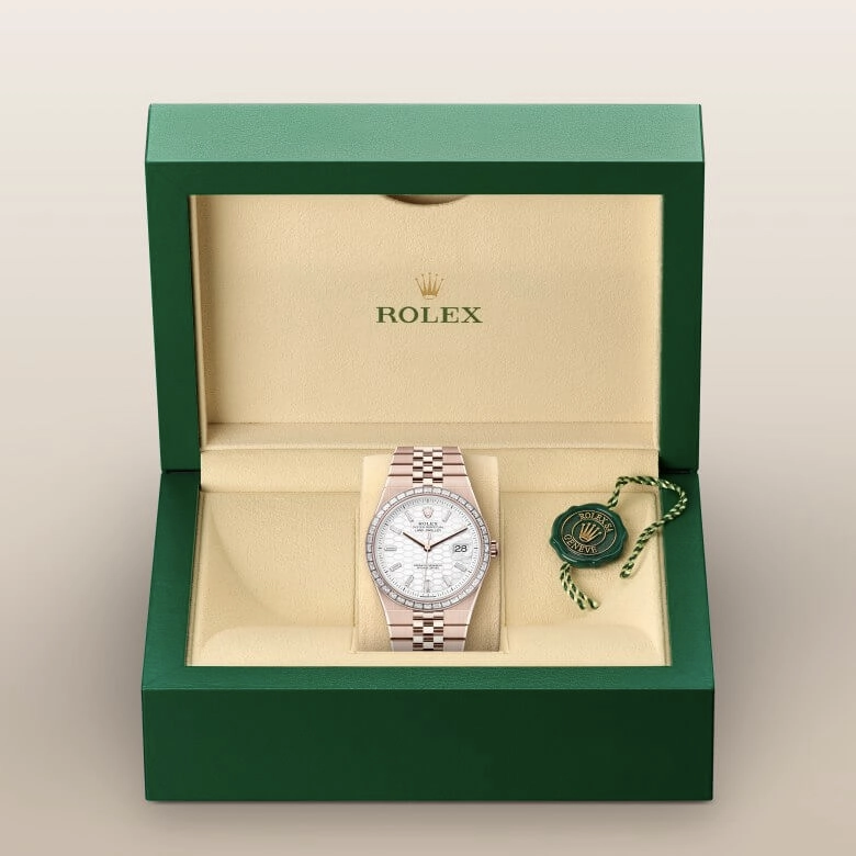 Rolex Datejust in 18 ct Everose gold, M278285RBR-0030 - Cortina Watch Thailand