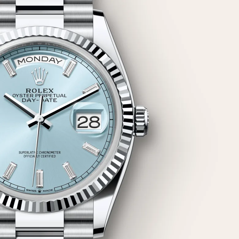 Rolex Day-Date in Platinum, M128236-0009 - Cortina Watch Thailand