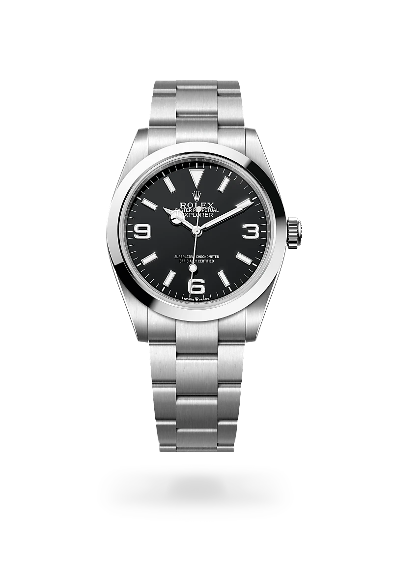 Rolex Explorer in Oystersteel, M224270-0001 - Cortina Watch Thailand