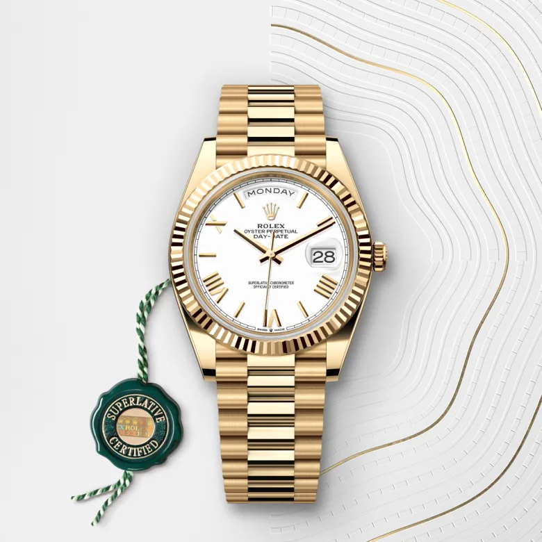 Rolex Day-Date in 18 ct yellow gold, M228238-0042 - Cortina Watch Thailand