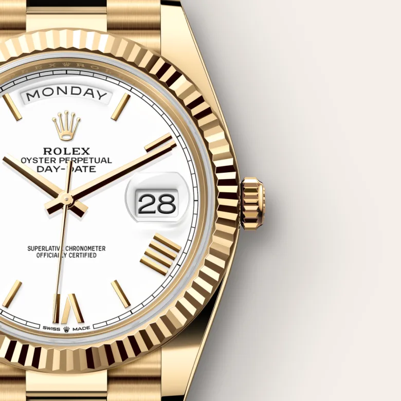 Rolex Day-Date in 18 ct yellow gold, M228238-0042 - Cortina Watch Thailand