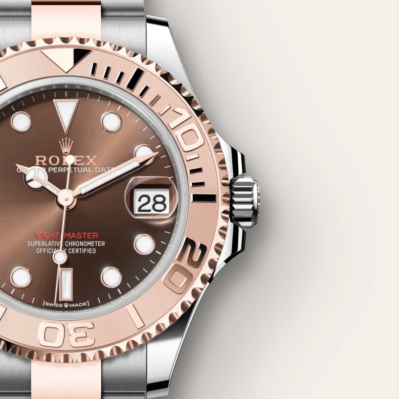 Rolex Yacht-Master in Everose Rolesor - combination of Oystersteel and Everose gold, M268621-0003 - Cortina Watch Thailand