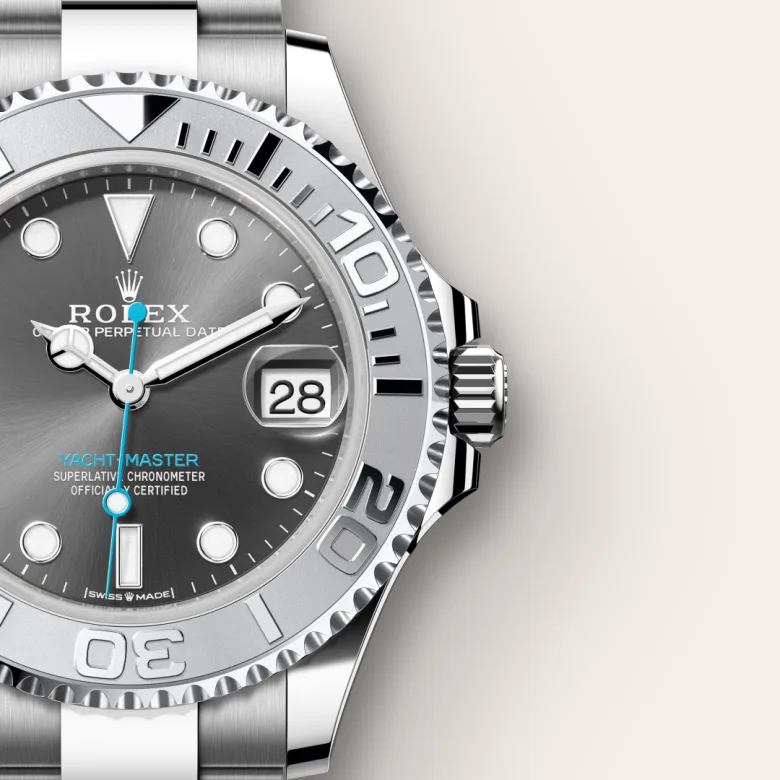 Rolex Yacht-Master in Rolesium - combination of Oystersteel and platinum, M268622-0002 - Cortina Watch Thailand