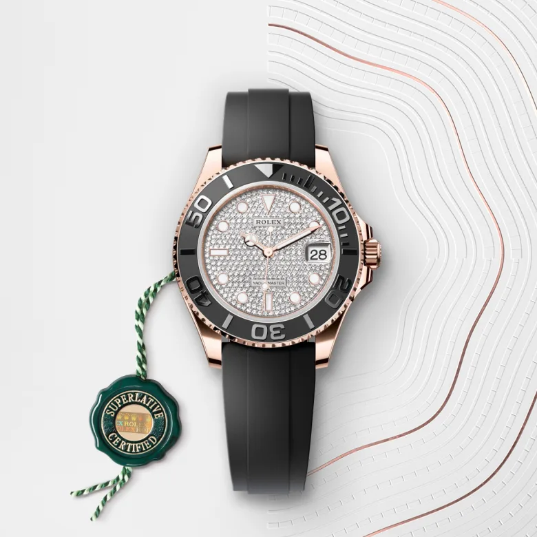 Rolex Yacht-Master in 18 ct Everose gold, M268655-0019 - Cortina Watch Thailand