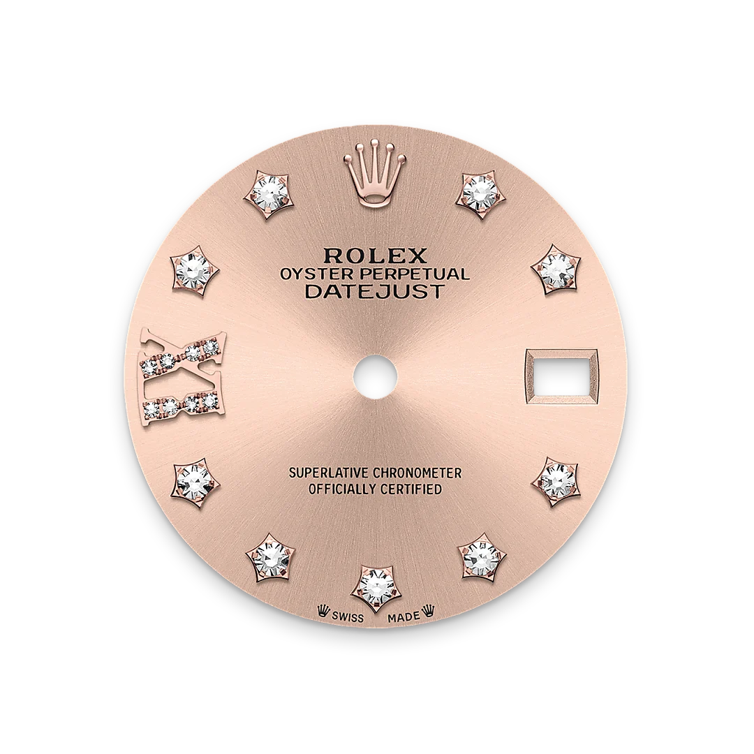 Rolex Lady-Datejust in Everose Rolesor - combination of Oystersteel and Everose gold, M279161-0027 - Cortina Watch Thailand