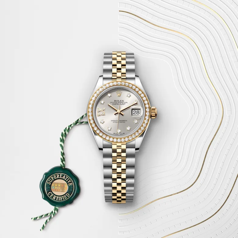 Rolex Lady-Datejust in Yellow Rolesor - combination of Oystersteel and yellow gold, M279383RBR-0003 - Cortina Watch Thailand