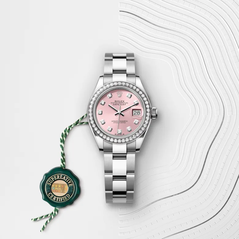 Rolex Lady-Datejust in White Rolesor - combination of Oystersteel and white gold, M279384RBR-0004 - Cortina Watch Thailand